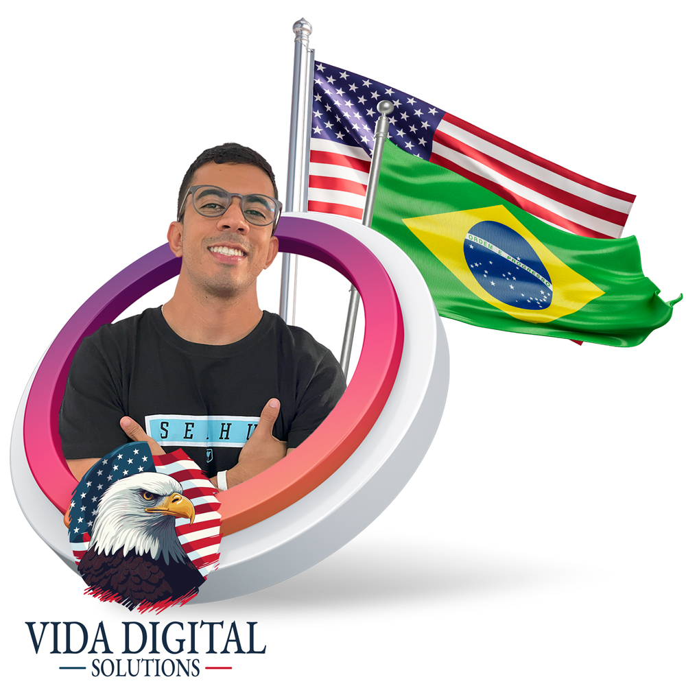 victor Seja encontrado e conquiste o mercado nos EUA! Somos uma agência de marketing especializada em ajudar brasileiros a expandirem seus negócios no mercado norte-americano. Oferecemos soluções completas de marketing digital, incluindo criação de websites personalizados, design de logotipo, configuração de perfis nas redes sociais e estratégias de anúncios online. Nossa equipe experiente compreende as necessidades únicas dos setores de construção, limpeza, detalhamento, pintura, paisagismo e muito mais. Posicione-se na internet e deixe seu negócio brilhar no mercado norte-americano com a nossa expertise em marketing digital. Contate-nos agora para dar o próximo passo rumo ao crescimento e sucesso!